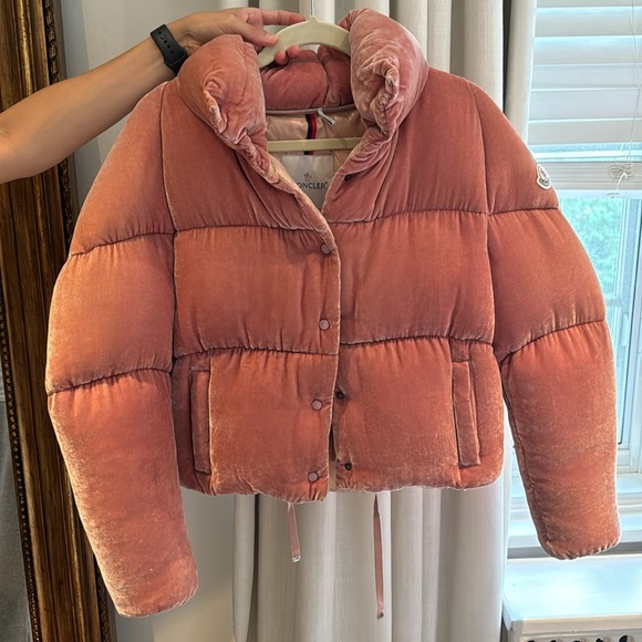 Moncler Velvet Pink Bomber - Picture 2 of 8